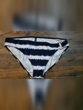 Lauren Ralph Lauren Navy and White Striped Bottoms